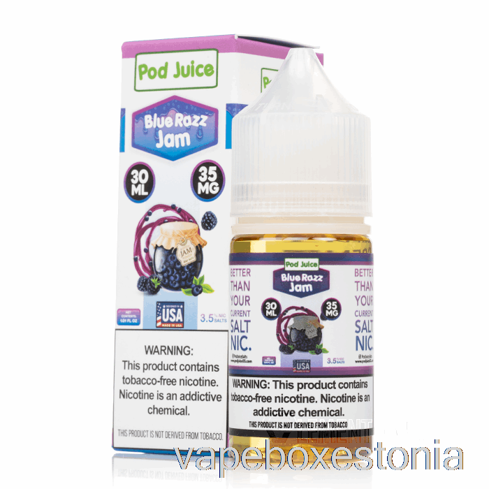 Vape Box Estonia Blue Razz Jam - Kaunamahl - 30ml 20mg